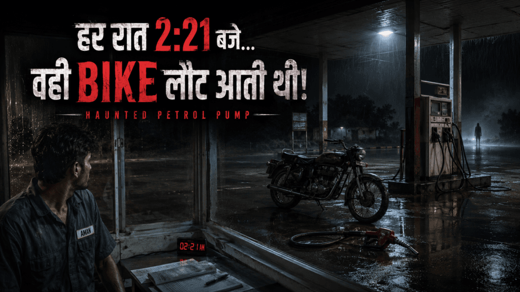 Haunted Petrol Pump Story in Hindi - रात 2:21 बजे रहस्यमयी बाइक