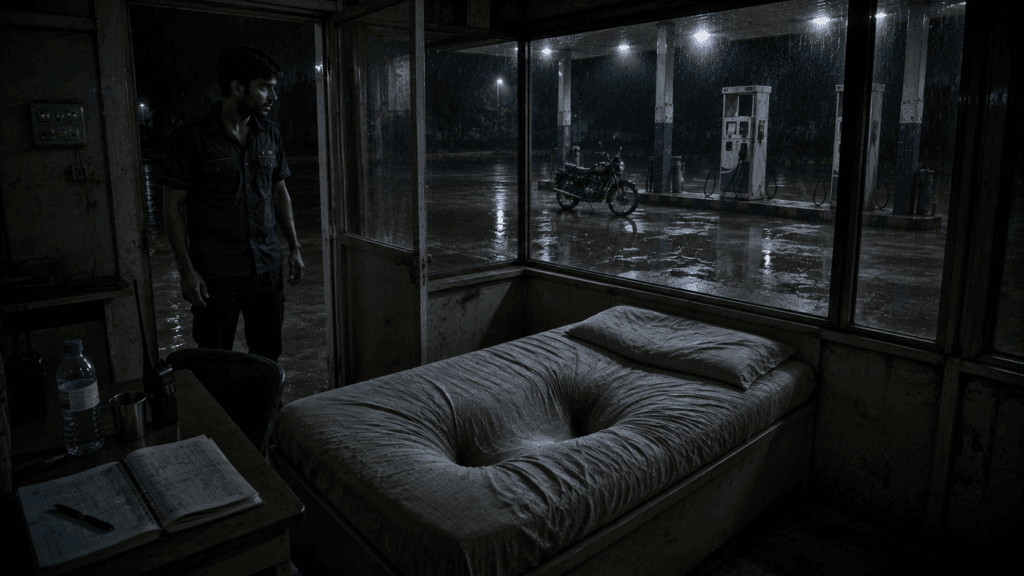 Haunted Petrol Pump Story in Hindi में रहस्यमयी तरीके से दबा हुआ बिस्तर