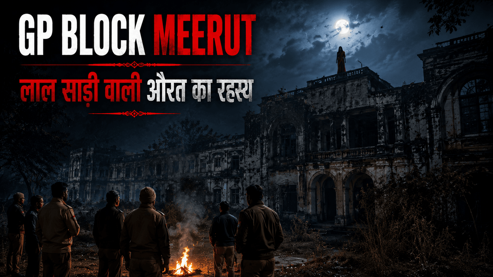 GP Block Meerut Haunted Story: लाल साड़ी वाली औरत का रहस्य