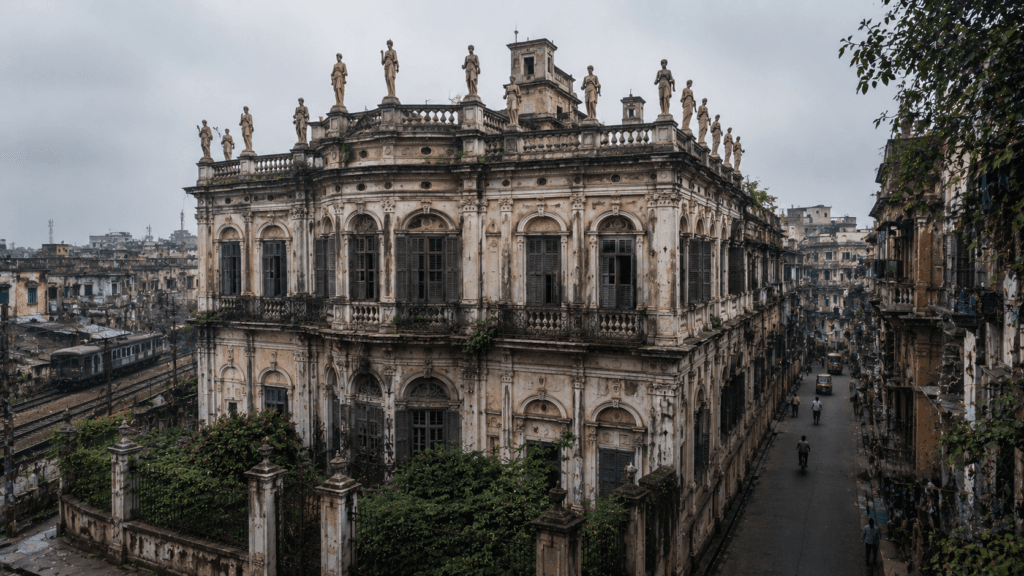 Putul Bari Kolkata House of Dolls की पुरानी North Kolkata building