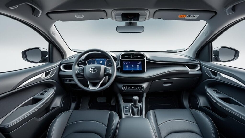 Tata curv EV interior 