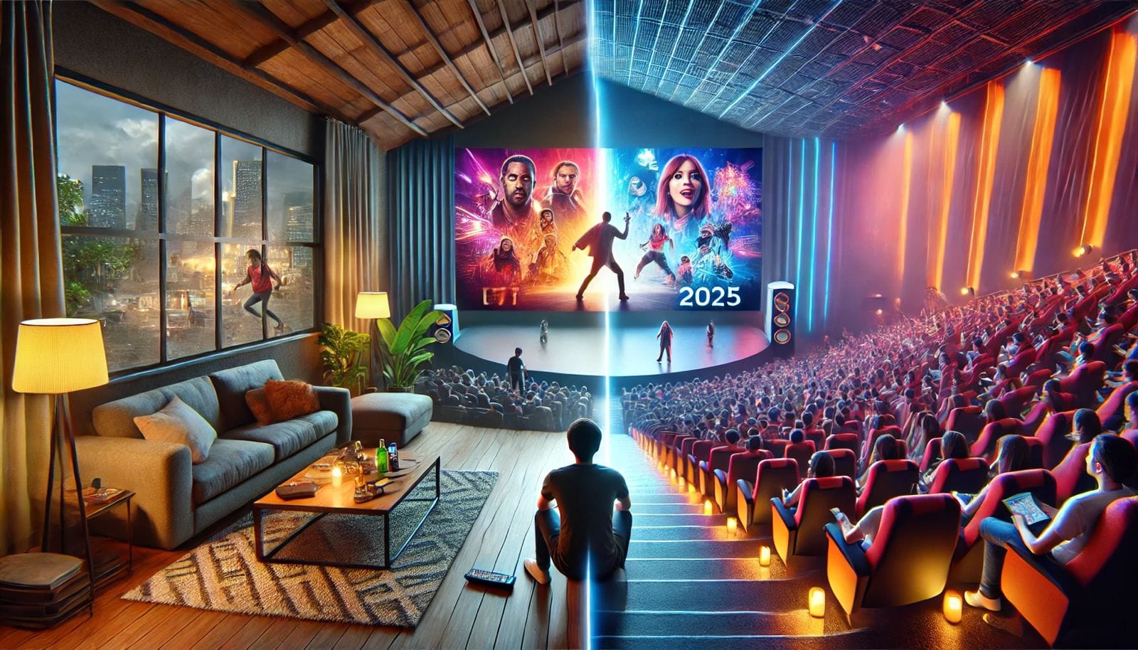 Image is showing competition between ott and cinema