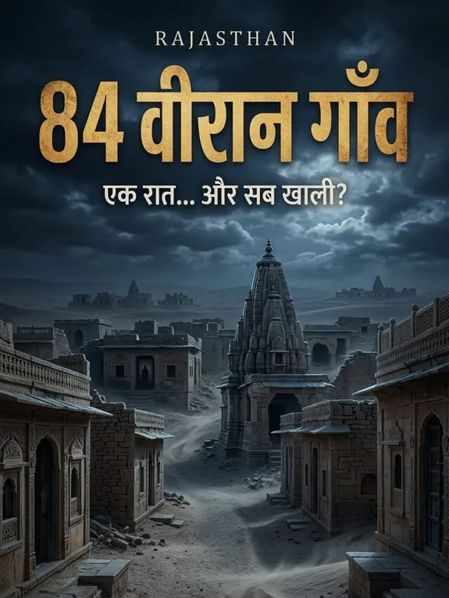 राजस्थान के 84 वीरान गाँव: आखिर सब कहाँ चले गए?